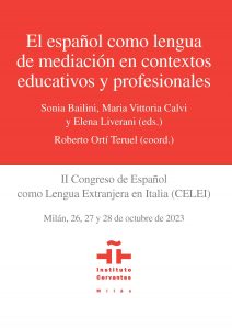 Copertina del libro El español como lengua de mediación en contextos educativos y profesionales