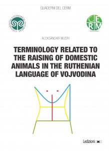 Copertina del libro Terminology related to the raising of domestic animals in the Ruthenian language of Vojvodina (cognitive linguistic approach)