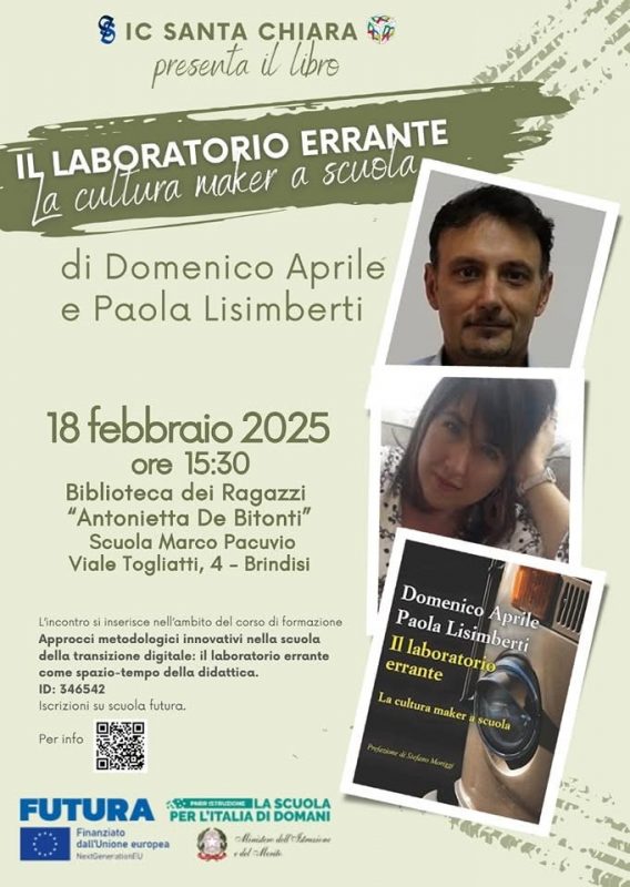 Locandina presentazione "Il laboratorio errante"